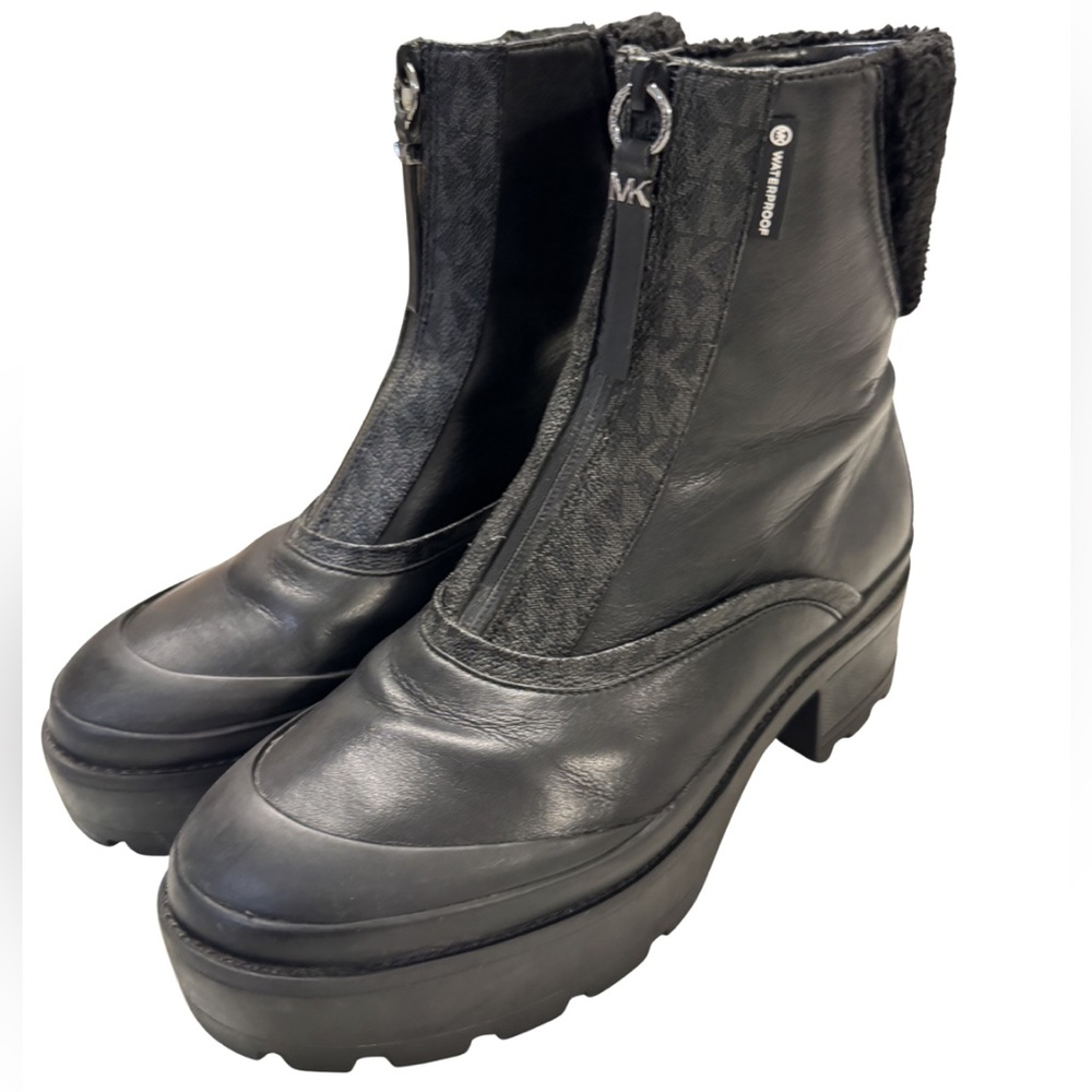 Michael Kors Leather Chelsea Boots - Waterproof